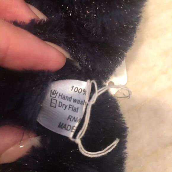 NWT Scarf Blue and Black - Picture 4 of 5